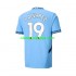 Camisola Manchester City Julian Alvarez 19 Homem Equipamento Primeiro 2024-2025 Manga Curta